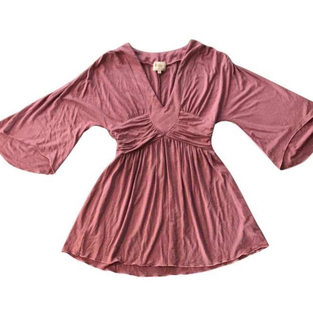 Paige denim dress top in mauve